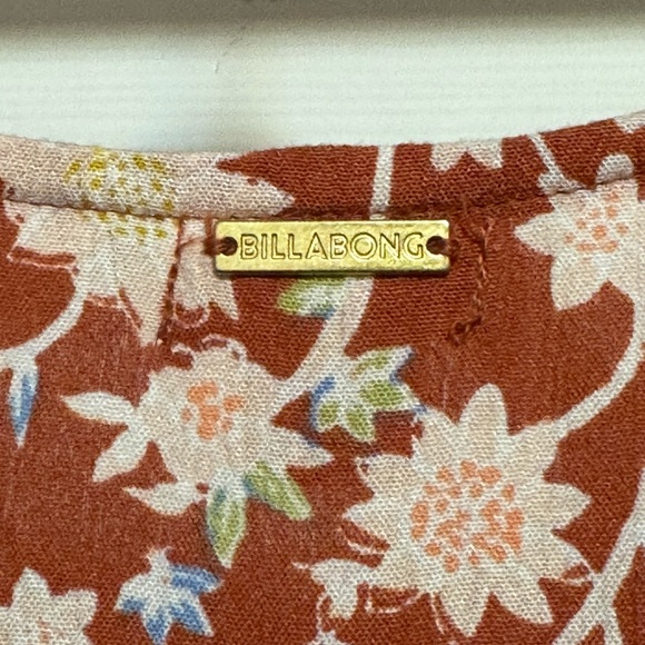 Billabong floral mini wrap dress size Large - Picture 5 of 5